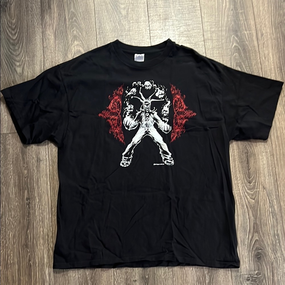 Delta Black and Red Short Sleeve Tee